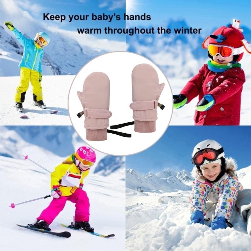 J15U Warm Babyเด็กวัยหัดเดินสก - Snow Glove Insulated บทวิจารณ์และราคา