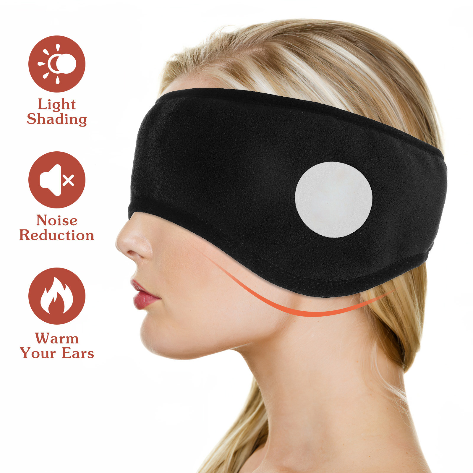 ที่ปิดหูสำหรับนอนหลับแบบคาดศีร - Winter Headband Fleece บทวิจารณ์และราคา