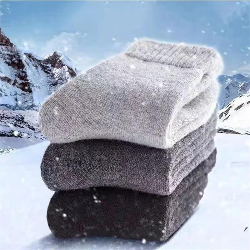 4 คู่/ล็อตผู้ชายฤดูหนาว Super  - Thermal Sock Wool บทวิจารณ์และราคา