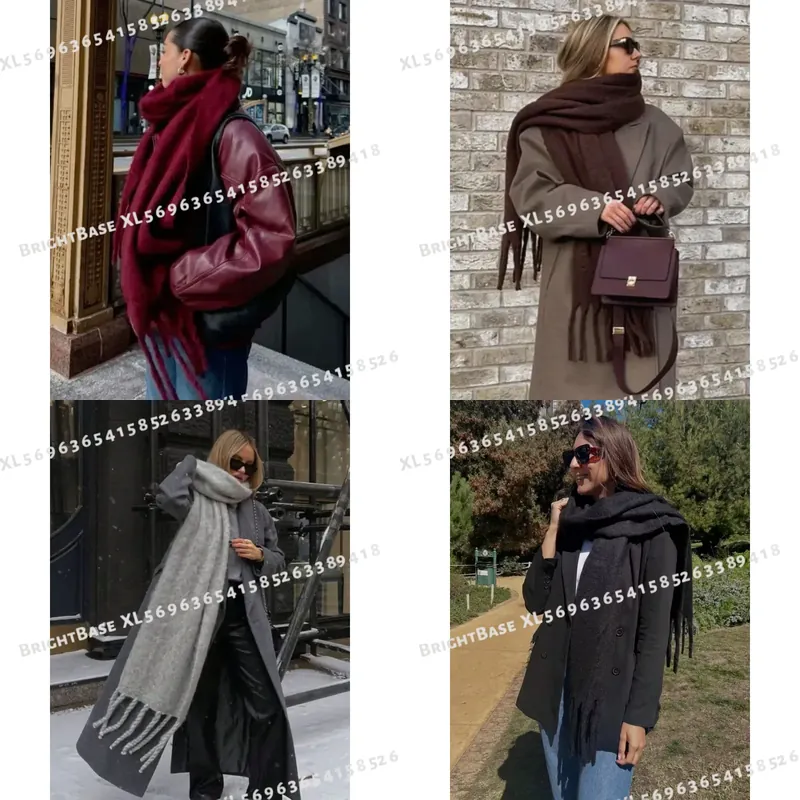 ผ้าพันคอผู้หญิงฤดูหนาวปี 2025  - Cashmere Pashmina Wrap บทวิจารณ์และราคา