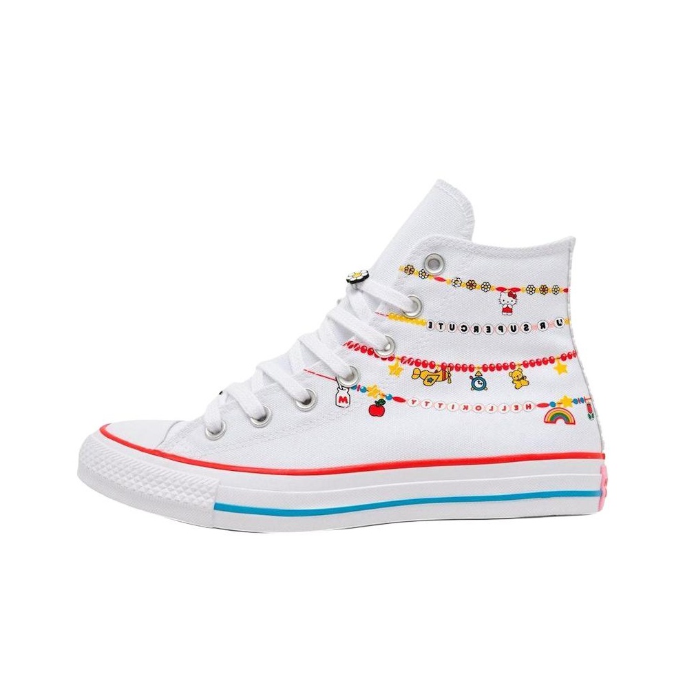 คอนเวิร์ส x เฮลโลคิตตี้ แอนด์  - Converse Shoes Chuck Taylor All Star บทวิจารณ์และราคา